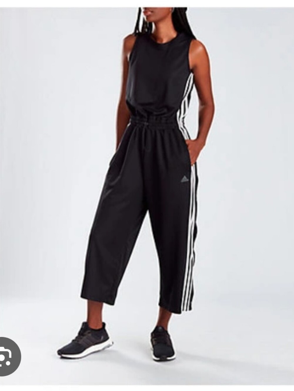 Adidas Athletic Cropped Jumpsuit
